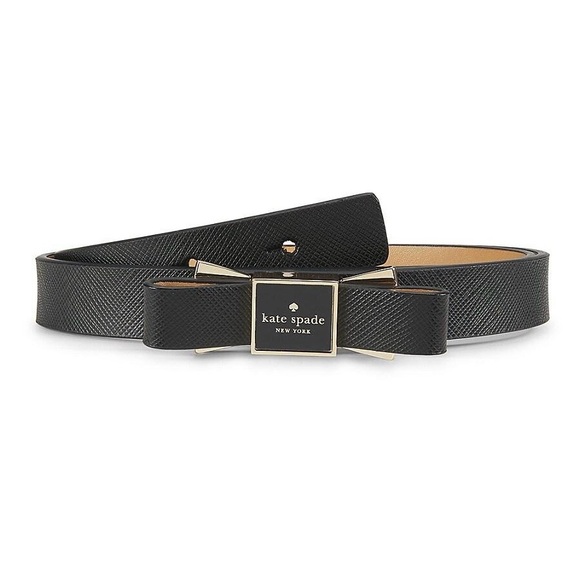 Kate Spade Morgan Bow Leather Belt - Picture 1 of 6